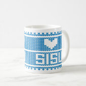 Tasse 2 de Knit de coeur de Sisu (Devant droit)