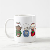 Tasse 2 de Noël de Kokeshi (Gauche)