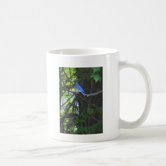 Tasse 2 de photo d'oiseau bleu (Droite)