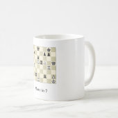 Tasse #2 de puzzle d'échecs (Devant droit)
