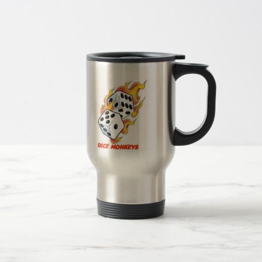 Tasse 2 de voyage de singe de matrices (Droit)