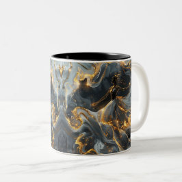 Tasse 2 Ethereal Dance Of Light-kleuren, Enchanti Tweekleurige Koffiemok