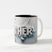 Tasse 2 Father-kleuren Tweekleurige Koffiemok (Voorkant rechts)