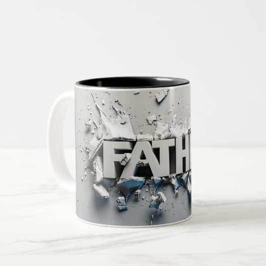 Tasse 2 Father-kleuren Tweekleurige Koffiemok (Voorkant links)
