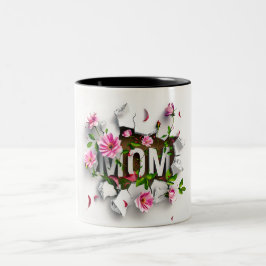 Tasse 2 Gift for Mom for Mother's Day or Tweekleurige Koffiemok
