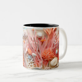Tasse 2 Kleuren Under the sea Mug, Ocean Vibes Dr. Tweekleurige Koffiemok