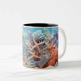 Tasse 2 Kleuren Under the sea Mug, Ocean Vibes Dr. Tweekleurige Koffiemok