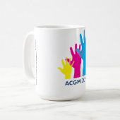 Tasse 2 - Logo d'AmSAT et d'ACGM (Devant gauche)