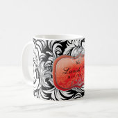 Tasse 311 rouge somptueuse (Devant gauche)