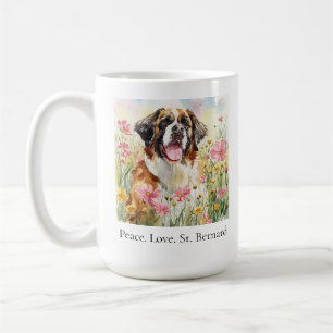 Tasse (33 cl) – Paix. Amour. Saint Bernard