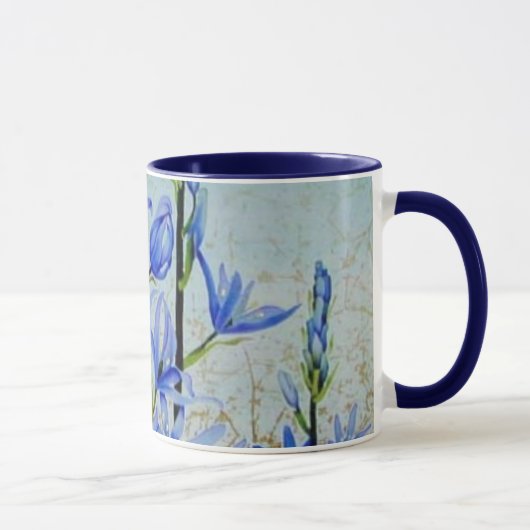 Tasse 34 de peinture de fleur (Droite)