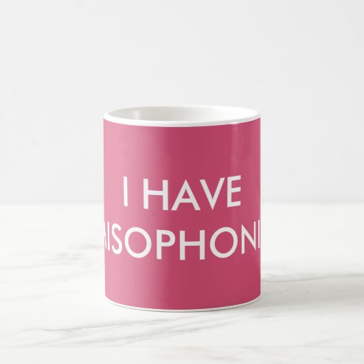 Tasse 3 de Misophonia - rose (Centre)