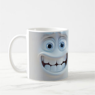 Tasse 3D avec Visage Sarcasique – Design Sourire I