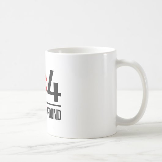 Tasse 404 non trouvée (Droite)
