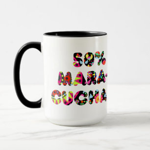 Tasse 50% Maracucha – Design folklorique de Maraca