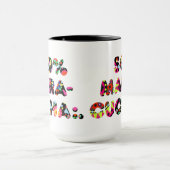 Tasse 50% Maracucha – Design folklorique de Maraca (Centre)