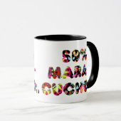 Tasse 50% Maracucho – Design folklorique de Maraca (Devant droit)