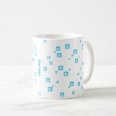 Tasse A1 cyan (Devant droit)
