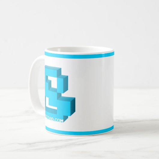 Tasse à 8 bits classique (Devant gauche)