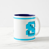 Tasse à 8 bits de luxe de 2-Ton (Devant droit)