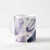 Tasse à aquarelle Cristal Violet (Devant gauche)