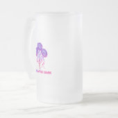Tasse à bar à fleurs Fantasy Rose Violet (Devant gauche)