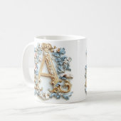 Tasse 'A' Baroque Monogram pour une Princesse du C (Devant gauche)