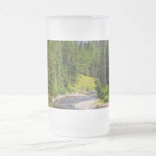 Tasse à bière en verre givré North Fork Shoshone R