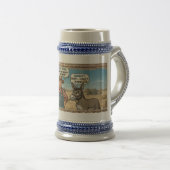 Tasse à bière Farmer John & Âne (Devant droit)