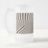 Tasse à bière givré 3D Twists (Gauche)