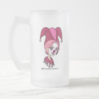 Tasse à bière givré Pink Jester