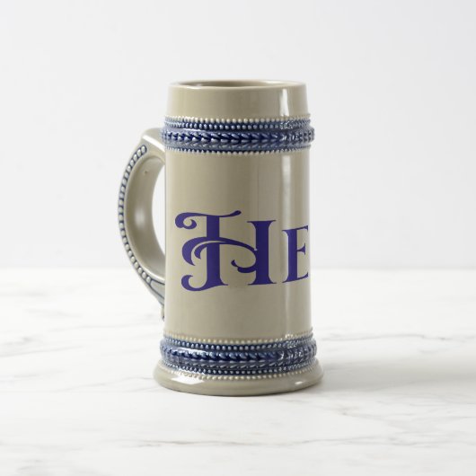 Tasse à bière Héros (Devant gauche)