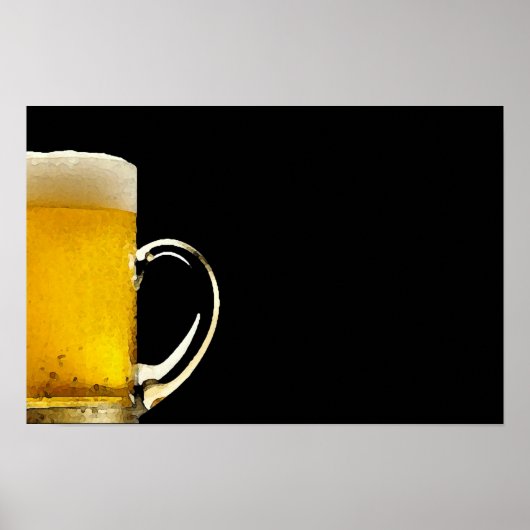 Tasse à bière Impression de poster panoramique (Devant)
