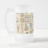 Tasse à bière nautique (Gauche)