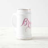 Tasse à bière pour la mariée, Cadeau de témoin pou (Devant gauche)