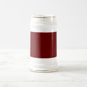 Tasse à bière rouge sang (Centre)