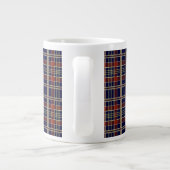 tasse à café à carreaux écossais (Dos)