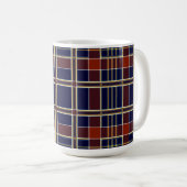 tasse à café à carreaux écossais (Devant droit)