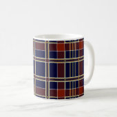tasse à café à carreaux écossais (Devant droit)
