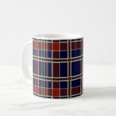 tasse à café à carreaux écossais (Devant gauche)
