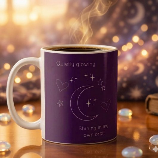 Tasse à café à design céleste personnalisé