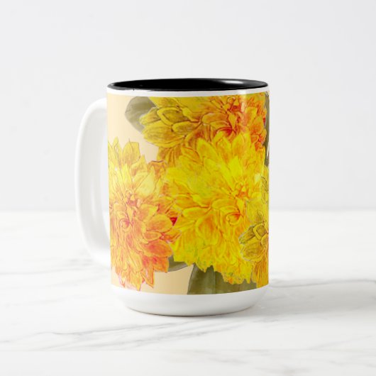 tasse à café à deux tons (Devant gauche)