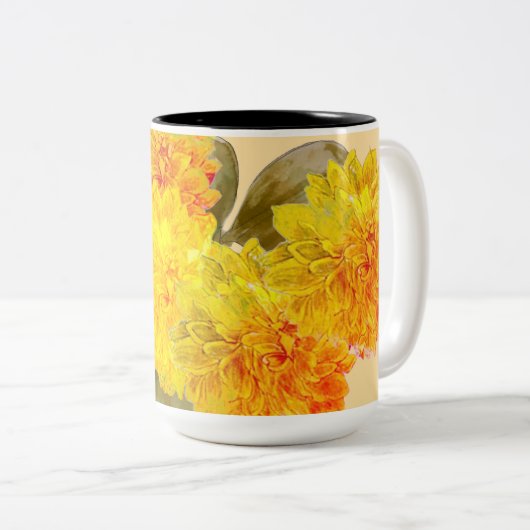 tasse à café à deux tons (Devant droit)