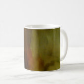 Tasse à café à fond flou marron (Devant droit)