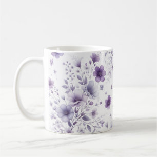 Tasse à café à impression florale/Tasse à motif fl