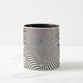 Tasse à café à impression zèbre (Centre)