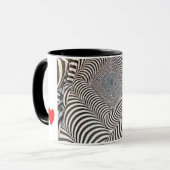 Tasse à café à impression zèbre (Devant gauche)