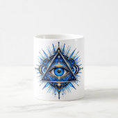 Tasse à café à l'œil d'orbite de cobalt (Centre)