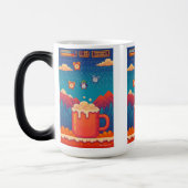 Tasse à café à morphing de couleur drôle 15 oz (Gauche)