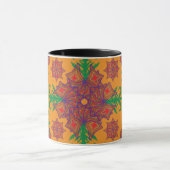 Tasse à café à motif artistique – Vaisselle élégan (Centre)